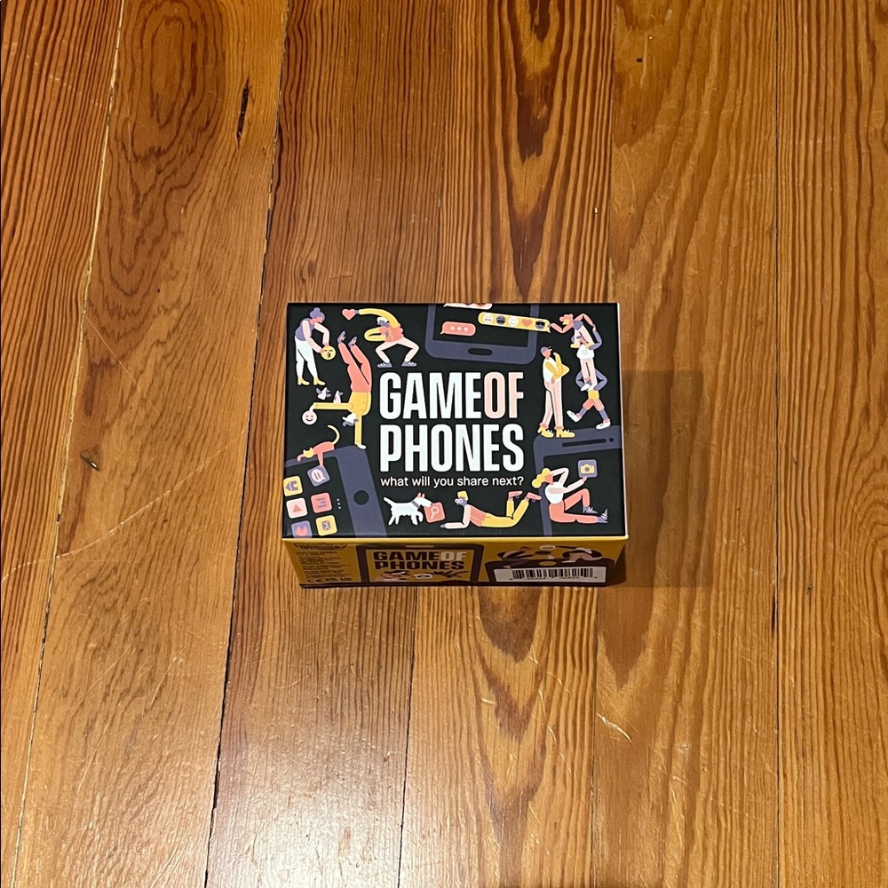 Game of Phones Interactive Card Game - Black